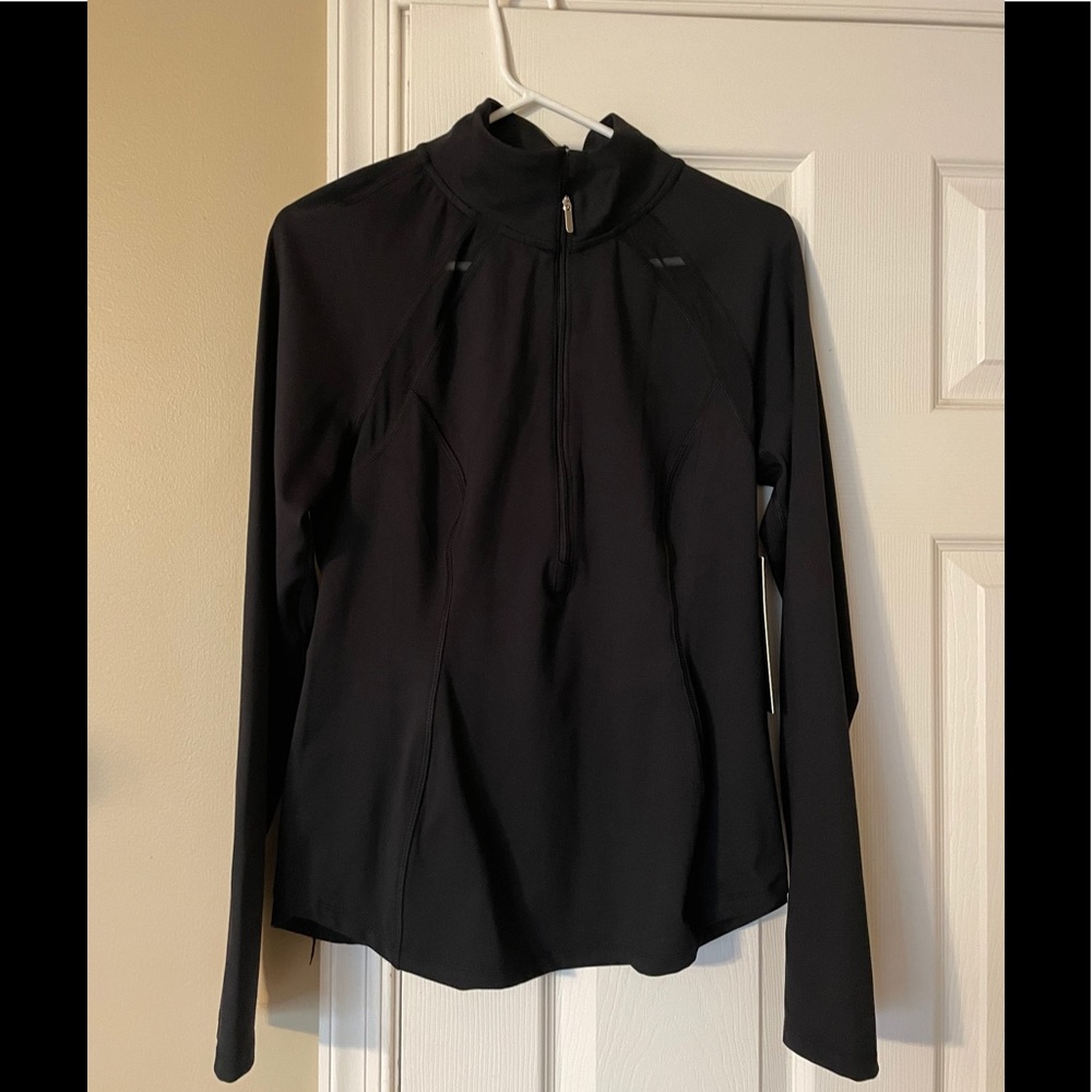NWT Fitted Half Zip Yoga Jacket